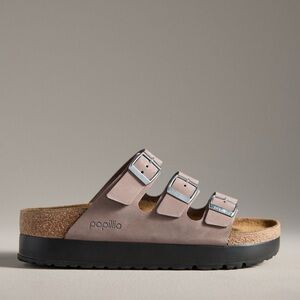 PAPILLIO BY BIRKENSTOCK FLORIDA FLEX PLATFORM TRIPLE-STRAP SANDALS